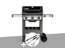 Barbecue Gaz Weber Spirit Ii E-310 + Plancha + Kit Ustensiles 3 Pièces Better