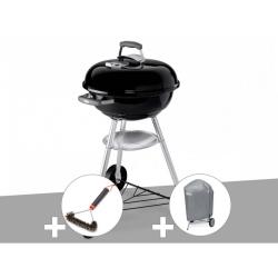 Barbecue Weber Compact Kettle 47 Cm + Brosse + Housse
