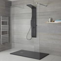 Colonne de douche mitigeur mécanique - Alston Noir