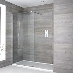 Douche italienne avec receveur de douche - Portland Choix de tailles