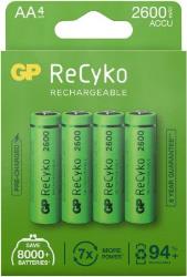 Pile rechargeable GP ReCykO+ 4xAA LR6 2600 mAh