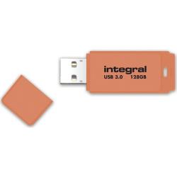 Integral NEON 3.0 Clé USB 128 Go USB Type-A 3.2 Gen 1 (3.1 Gen 1) Orange
