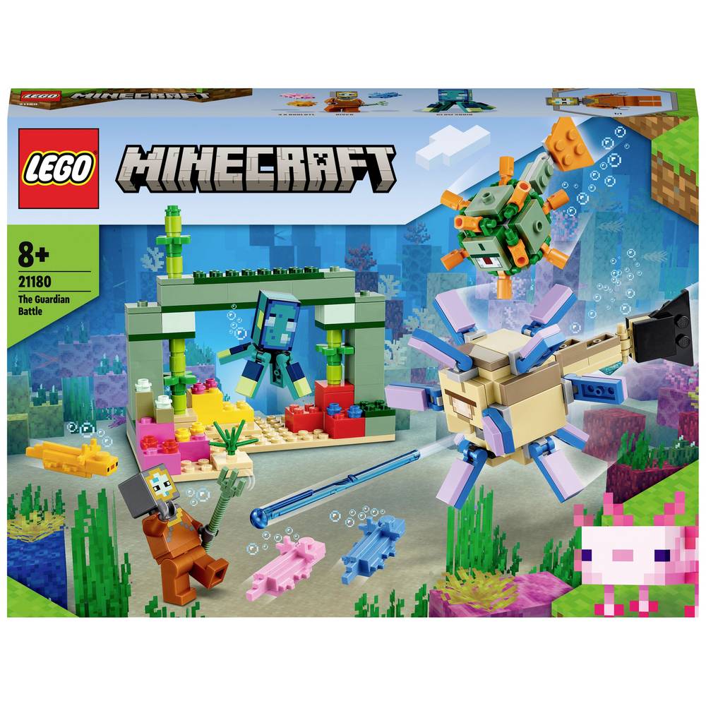 LEGO Minecraft 21180 Le combat des gardiens