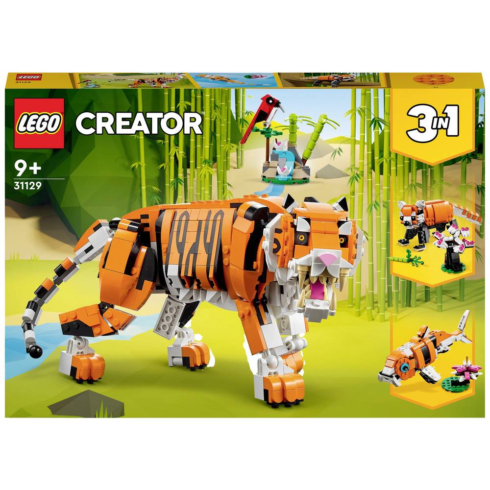 LEGO Creator 3-en-1 31129 Sa Majesté le Tigre