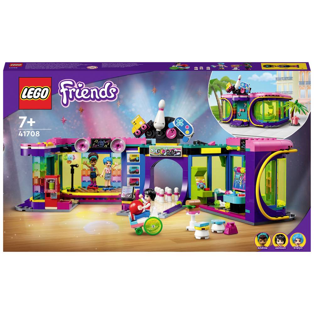 LEGO Friends 41708 La salle d’arcade roller disco