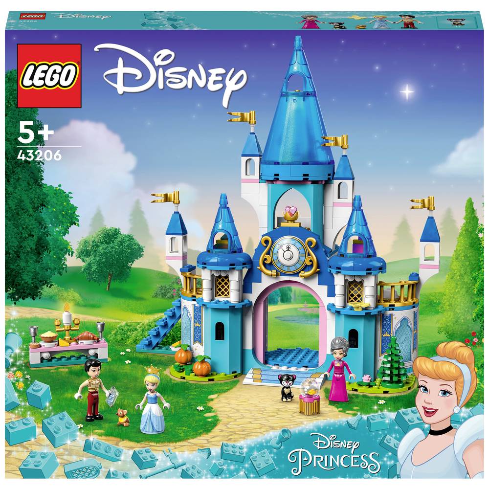 LEGO Disney Princess 43206 Le château de Cendrillon et du Prince charmant