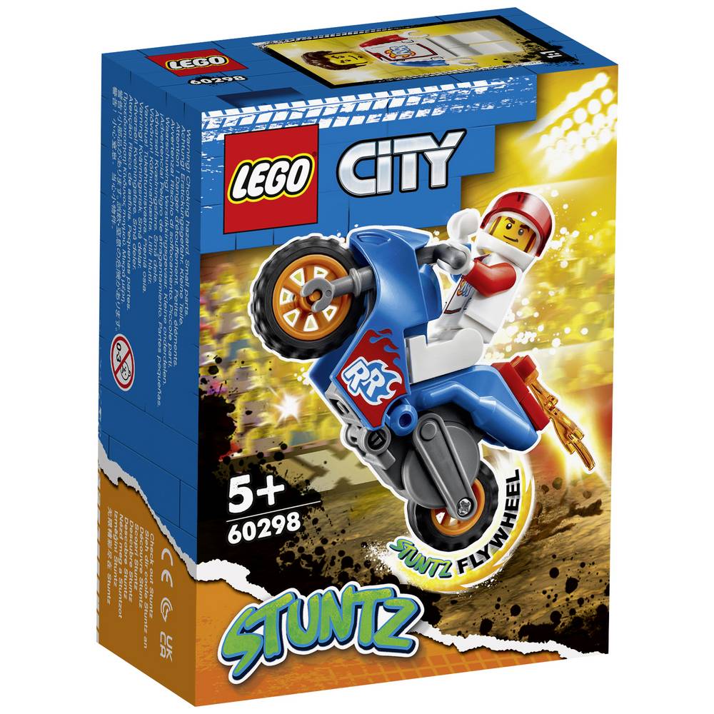 LEGO City 60298 La moto de cascade Fusée