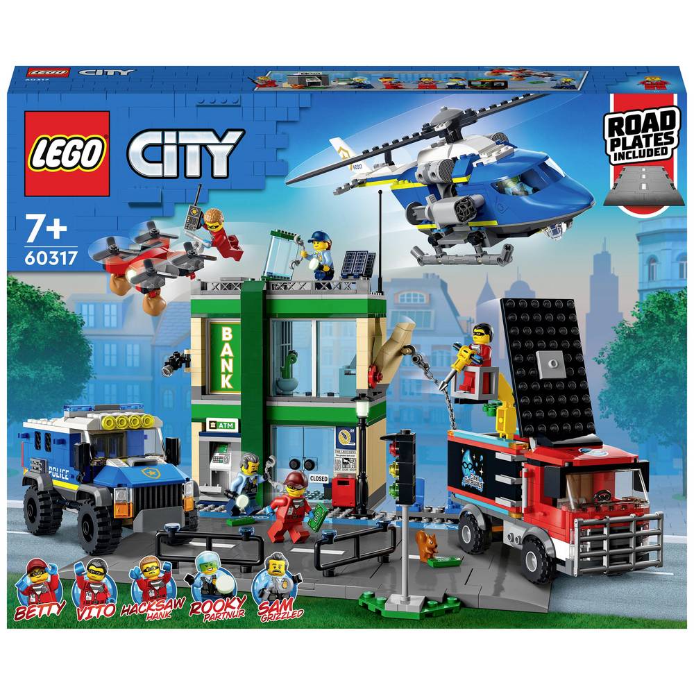 LEGO City 60317 La course-poursuite de la police à la banque