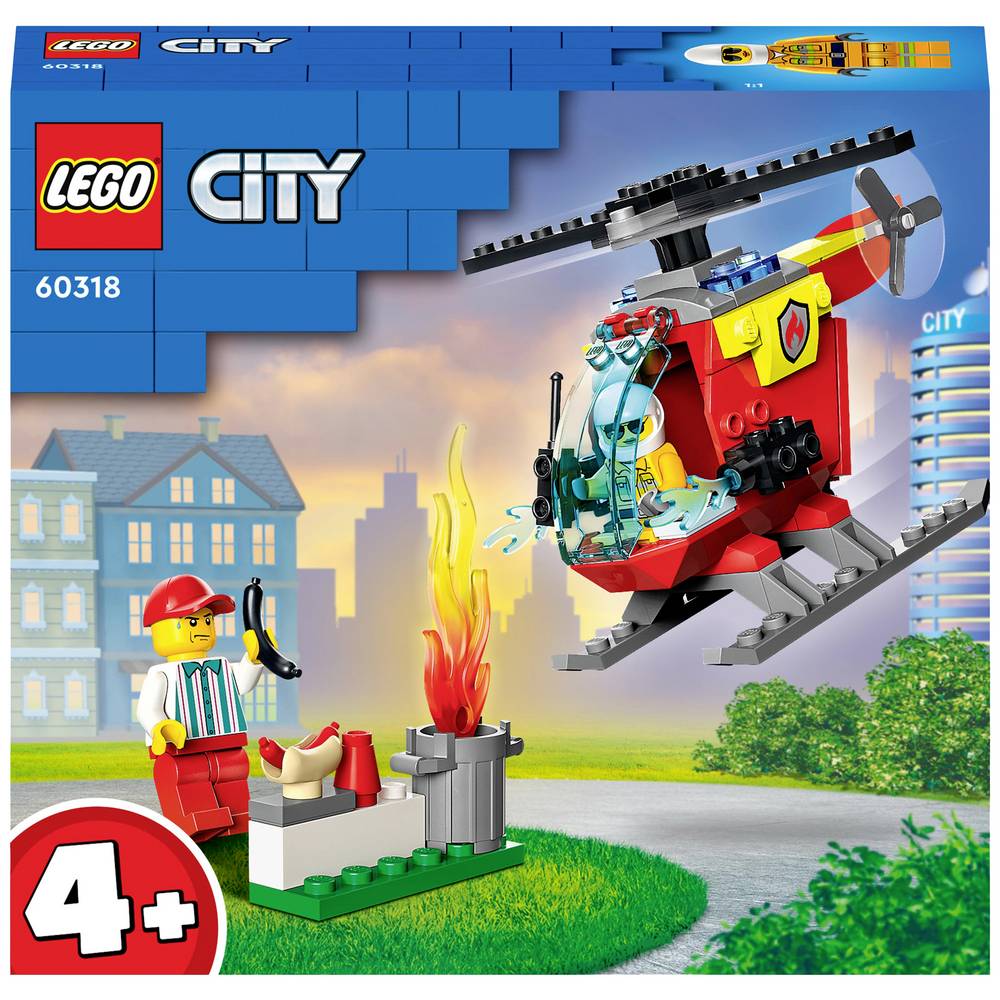 LEGO City 60318 L'hélicoptère des pompiers