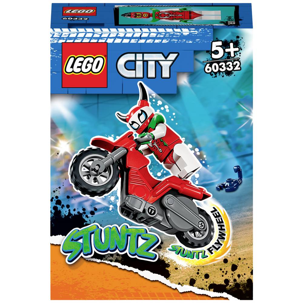 LEGO City 60332 La moto de cascade du Scorpion téméraire