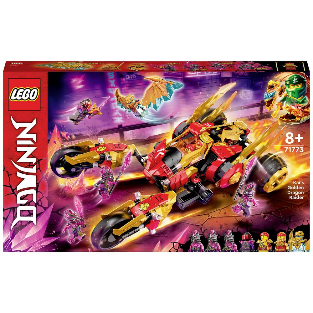 LEGO Ninjago 71773 Le tout-terrain dragon d’or de Kai