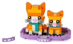 LEGO BrickHeadz 40480 Le chat roux tigré
