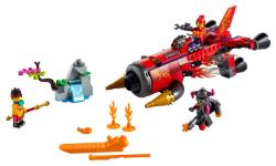 LEGO Monkie Kid 80019 Le jet Inferno de Red Son