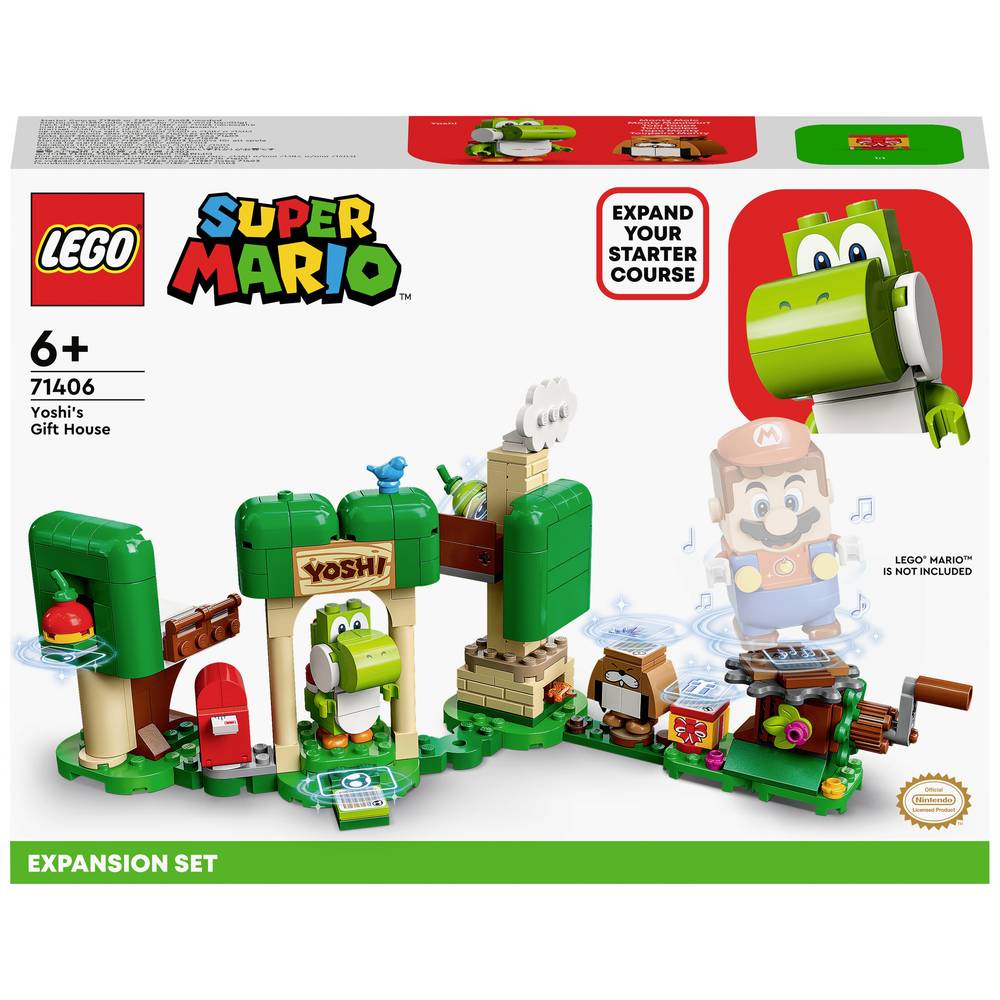 LEGO Super Mario 71406 Ensemble d’extension: La maison cadeau de Yoshi