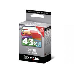 Lexmark 43XL Blister Cartouche Couleur HC