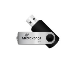 MediaRange MR911 Clé USB 32 Go USB Type-A / Micro-USB 2.0 Noir, Argent