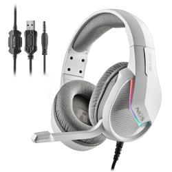 NGS GHX-515 Casque Avec fil Gaming USB Type-A Blanc