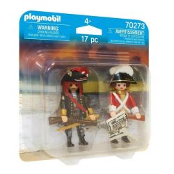 Playmobil - Capitaine pirate et soldat - 70273