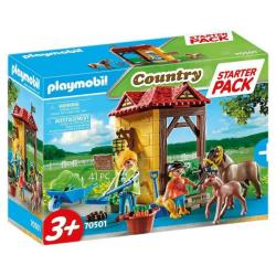 Playmobil Country - Box et poneys - 70501