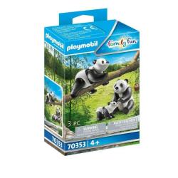 Playmobil Family Fun - Couple de pandas avec bébé - 70353