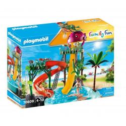 Playmobil Family Fun - Parc Aquatique avec toboggans - 70609