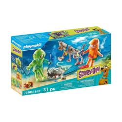 Playmobil SCOOBY-DOO! - Scooby avec le Capitaine Cutler - 70708