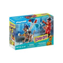 Playmobil SCOOBY-DOO! - Scooby avec le Fantôme du Clown - 70710