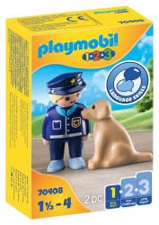 Policier avec chien - PLAYMOBIL 1.2.3 - 70408