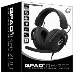 QPAD QH700 écouteur/casque Arceau Connecteur de 3,5 mm Noir
