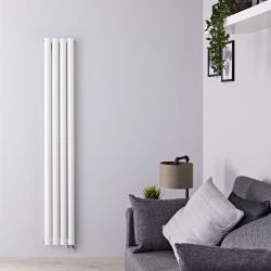 Radiateur design électrique vertical - Vitality Blanc - 160 cm x 23,6 cm x 7,8 cm