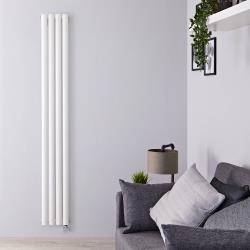 Radiateur design électrique vertical - Vitality Blanc - 178 cm x 23,6 cm x 5,6 cm