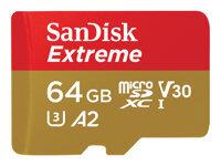 SanDisk Extreme - microSDXC UHS-I flash 64 Go