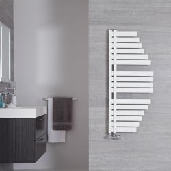 Sèche-serviettes design - Lazio Blanc minéral - 110 cm x 48,3 cm