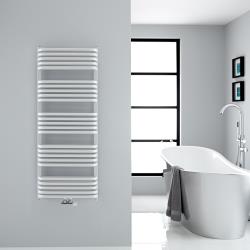 Sèche-serviettes eau chaude - Arch Blanc - 126,9 x 50 cm