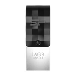 Silicon Power Mobile C31 Clé USB 16 Go USB Type-A / USB Type-C 3.2 Gen 1 (3.1 Gen 1) Noir,