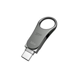 Silicon Power Mobile C80 Clé USB 32 Go USB Type-A / USB Type-C 3.2 Gen 1 (3.1 Gen 1) Titan