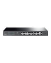 TP-LINK TL-SG1428PE commutateur réseau Géré Gigabit Ethernet (10/100/1000) Noir 1U Connexi