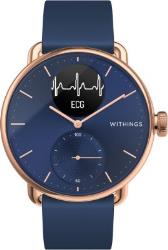 Montre santé Withings Scanwatch rose gold 38mm bleue