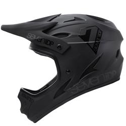 7 iDP Youth M1 Full Face Helmet 2020 - Matte Black-Gloss Black