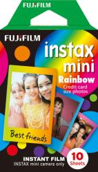 Papier photo instantané Fujifilm Film Instax Mini Rainbow (x10)