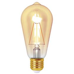 Ampoule GIRARD SUDRON Ecowatts Edison Filament LED E27 4W Ambrée Blanc chaud