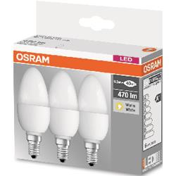 Lot de 3 ampoules LED flamme Osram 5,3W E14
