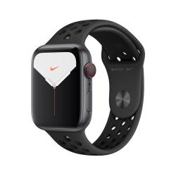Apple Watch Nike Series 5 Cellular 44 mm Boîtier en Aluminium Gris Sidéral avec Bracelet Sport Nike Noir et An