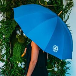 Parapluie Armada bois City Bleu