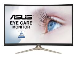 ASUS VA327H - Ecran LED - incurvé - 31.5 - 1920 x 1080 Full HD (1080p) - VA - 250 cd/m2 - 3000:1 - 4 ms - 2xHD