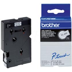 Conso imprimantes - BROTHER - TC201 - Noir sur blanc