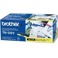 Conso imprimantes - BROTHER - Toner Jaune - TN-135Y