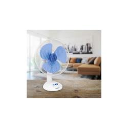 BESTRON Ventilateur de Table Panier 35cm Blanc 40W Débit d'air 40,24,20m³/min. Vitesse de l'air 2,49m/sec Sonore: 49,3 dB