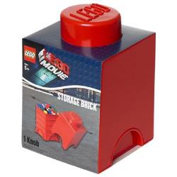 Boite de rangement LEGO Storage - 1 plot Rouge - LEGO Movie