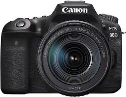 Appareil photo reflex Canon EOS 90D + objectif EF-S 18-135 mm f/3.5-5.6 IS USM